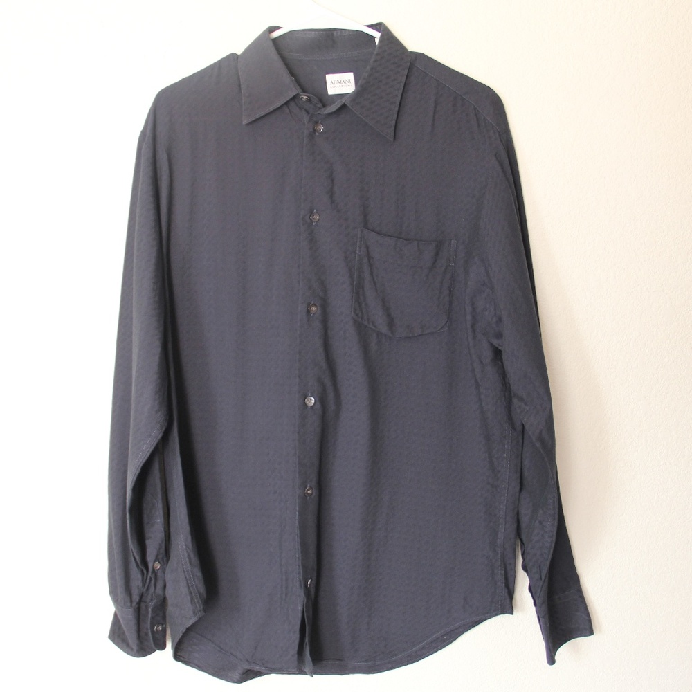 Armani Colleczioni Button up Long Sleeve Size